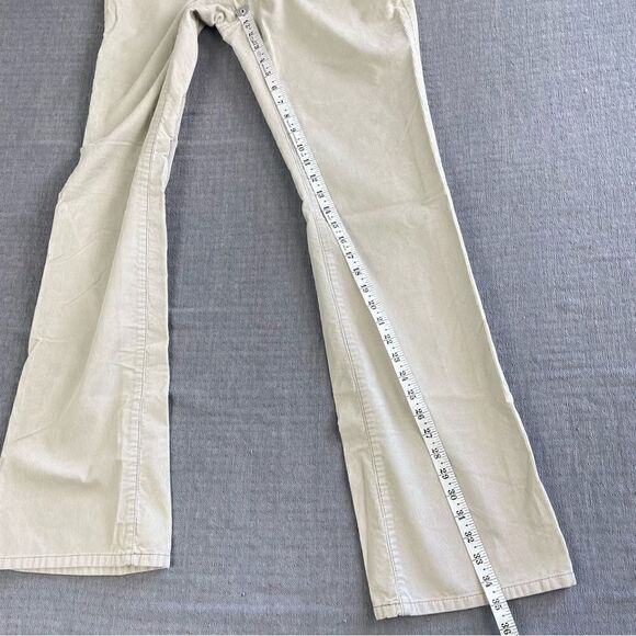 Ann Taylor Loft Curvy Boot Bootcut Corduroy Tan Pants Women’s Size 8L Long - Picture 3 of 10